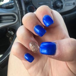 So happy with my nails. She did a great job.