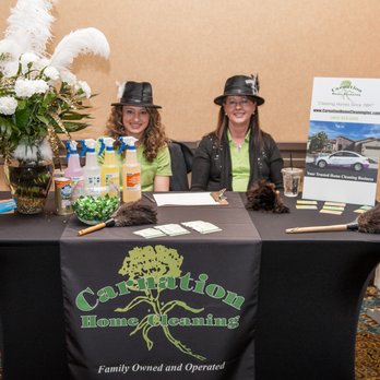 Carnation Home Cleaning - Cleaners at a trade show - Home Cleaning Near Me - Mesa, Arizona Carnation Home Cleaning - Cleaners at a trade show - Home Cleaning Near Me - Mesa, Arizona