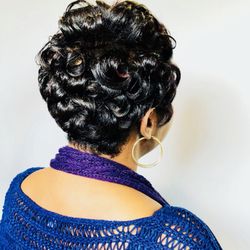 Pin curls!
