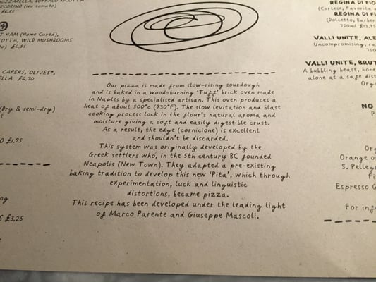 Menu photo 8 Franco Manca London, XGL