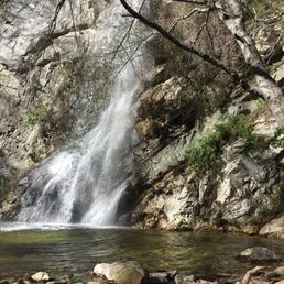 Water fall at the end