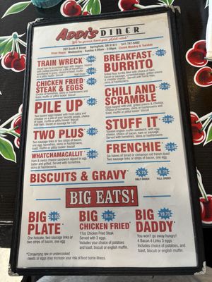 Menu photo 7 Addi's Diner Springfield, OR