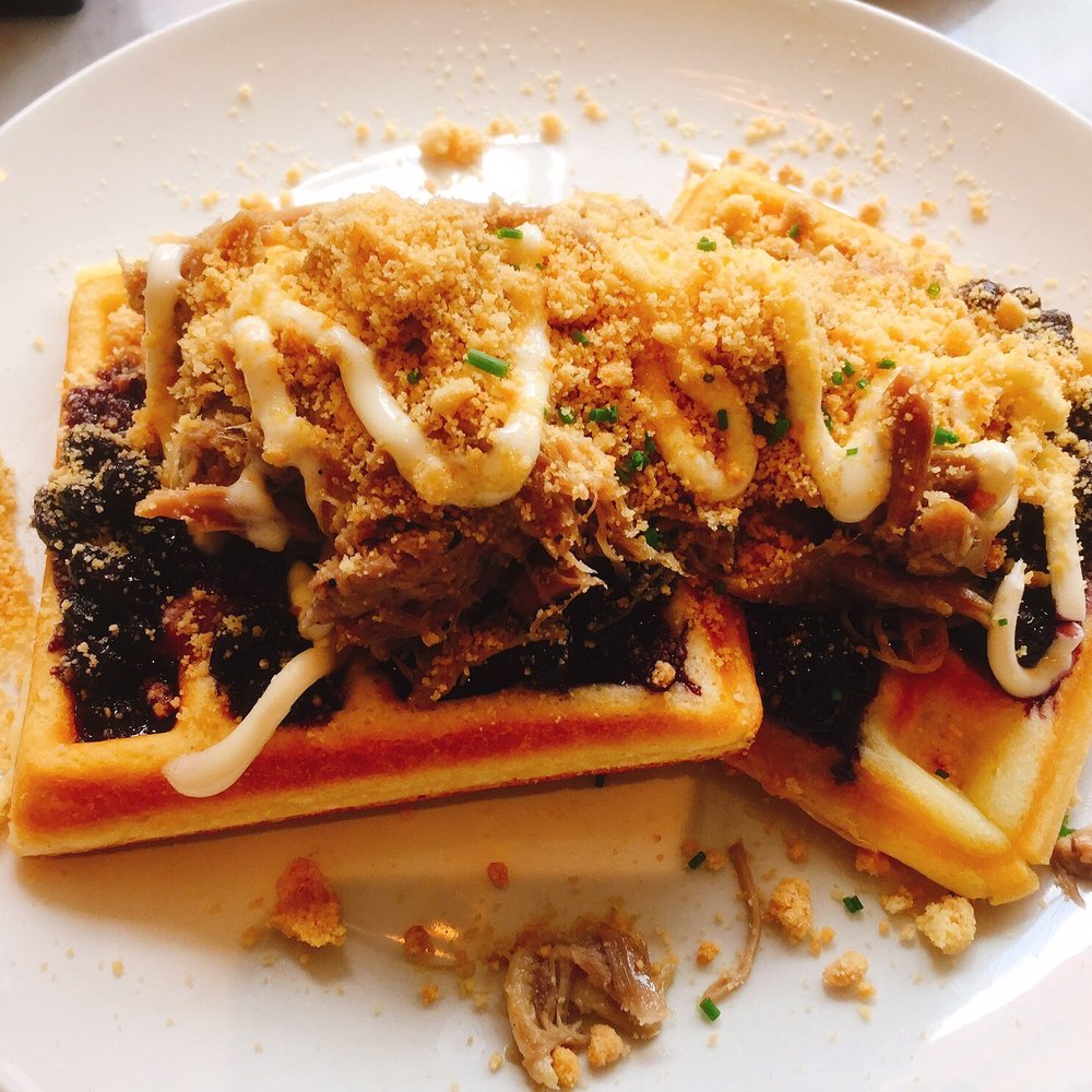 The French - Duck waffles - Bistros Near Me - Hamilton, Ontario The French - Duck waffles - Bistros Near Me - Hamilton, Ontario