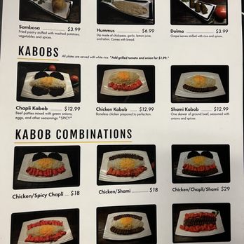 Afghan Cuisine - Menu 12/1 - Halal Near Me - Concord, California Afghan Cuisine - Menu 12/1 - Halal Near Me - Concord, California
