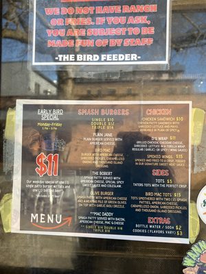 Menu photo 1 The Bird Feeder Holland, MI Menu photo 1 The Bird Feeder Holland, MI