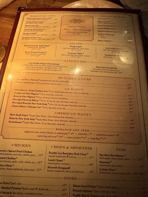 Menu photo 1 Bavette's Bar & Boeuf Chicago, IL Menu photo 1 Bavette's Bar & Boeuf Chicago, IL