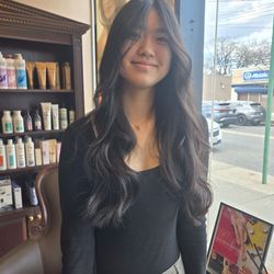 A.F. Bennett Salon and Wellness Spa - My baby girl got her hair but and blown out from Elisa yesterday. She did an amazing job.