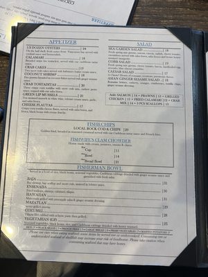 Menu photo 6 Fishwife Pacific Grove, CA