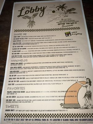Menu photo 2 Cococabana Oceanside, CA