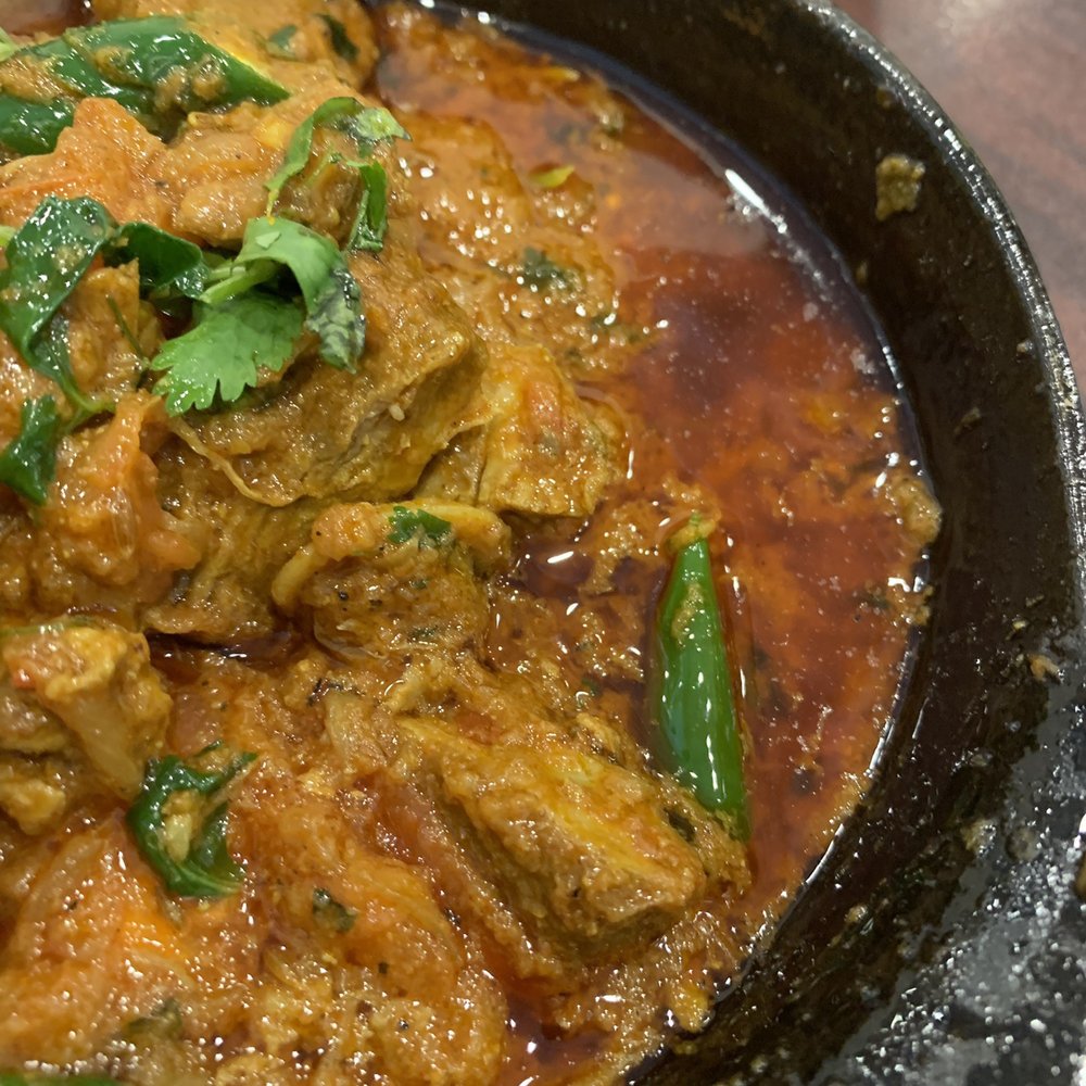Lahore's Premium Kabab House - Thick layer of oil in this dish.  Karahi gosht - Pakistani Near Me - Markham, Ontario