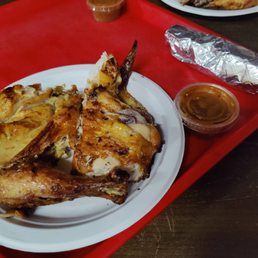 Half Chicken $9. Tortilla in foil. HOT! Half Chicken $9. Tortilla in foil. HOT!