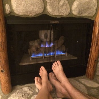 Holiday Inn The Lodge at Big Bear Lake - In-room gas fireplace is perfect for relaxing at the end of the day, even when it's hot outside. - Big Bear, CA