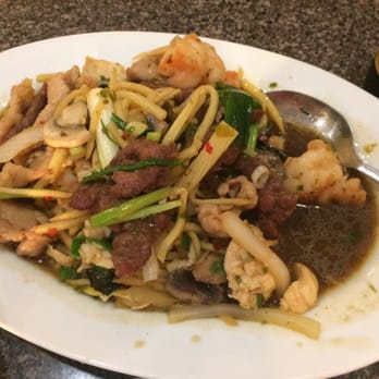 Iron Wok - Angry Combo of shrimp, chicken, pork and beef. Should have gotten semi-angry! But very fresh ingredients, not salty at all. - Chinese Near Me - West Des Moines, Iowa Iron Wok - Angry Combo of shrimp, chicken, pork and beef. Should have gotten semi-angry! But very fresh ingredients, not salty at all. - Chinese Near Me - West Des Moines, Iowa