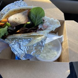 Bry's Lunchbox - Gyro, potato salad, and a hidden cookie