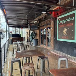 Chupacabra Cantina Y Tacqueria - Side outdoor patio.