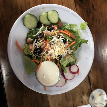 Blue Pine Grill - Side salad that comes with the steak - Bars Near Me - Gresham, Oregon Blue Pine Grill - Side salad that comes with the steak - Bars Near Me - Gresham, Oregon