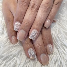 My Christmas nails done by Travis My Christmas nails done by Travis