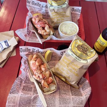 Lobster West - Lobster Roll Epic (top) Lobster Roll Boss (bottom) - Seafood Near Me - Coronado, California Lobster West - Lobster Roll Epic (top) Lobster Roll Boss (bottom) - Seafood Near Me - Coronado, California