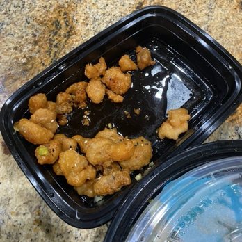 Lao Esan Kitchen - Orange chicken. Small tidbits of fried dough with barely any chicken - Thai Near Me - Lake Elsinore, California Lao Esan Kitchen - Orange chicken. Small tidbits of fried dough with barely any chicken - Thai Near Me - Lake Elsinore, California