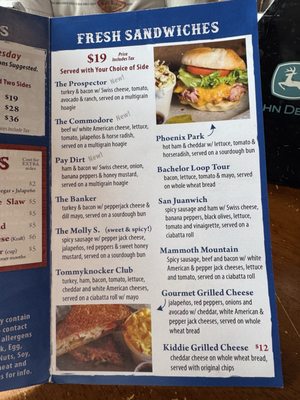 Menu photo 2 Tommyknocker Tavern Creede, CO Menu photo 2 Tommyknocker Tavern Creede, CO