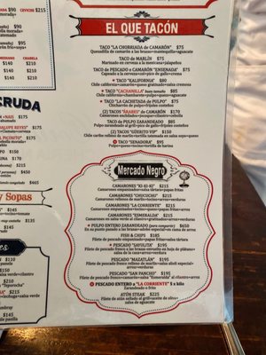 Menu photo 3 La Corriente Cevichería Nais Mexicali, BCN