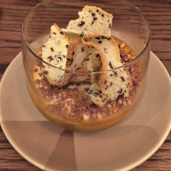 Proxi - DESSERT: Thai Tea Custard - it was one of the best I've ever had. - Tapas/Small Plates Near Me - Chicago, Illinois Proxi - DESSERT: Thai Tea Custard - it was one of the best I've ever had. - Tapas/Small Plates Near Me - Chicago, Illinois