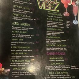 drink menu