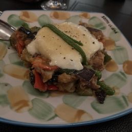 Baked cheese caponata Baked cheese caponata