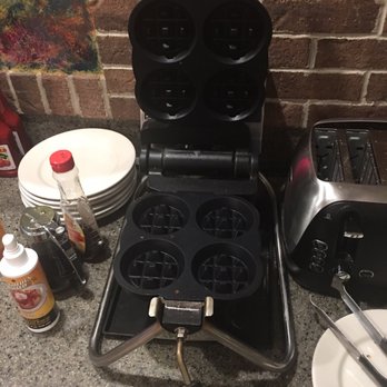 Palette, an American Eatery - Waffle station. - New American Near Me - Warsaw, Indiana