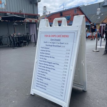 Fish & Chips Cafe - Menu 10/1/22 - Seafood Near Me - Monterey, California