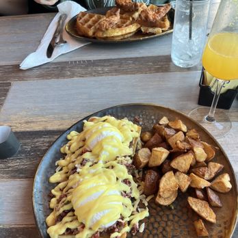 Souffle’s - Let's Get Hashed Benedict - Breakfast & Brunch Near Me - North Myrtle Beach, South Carolina