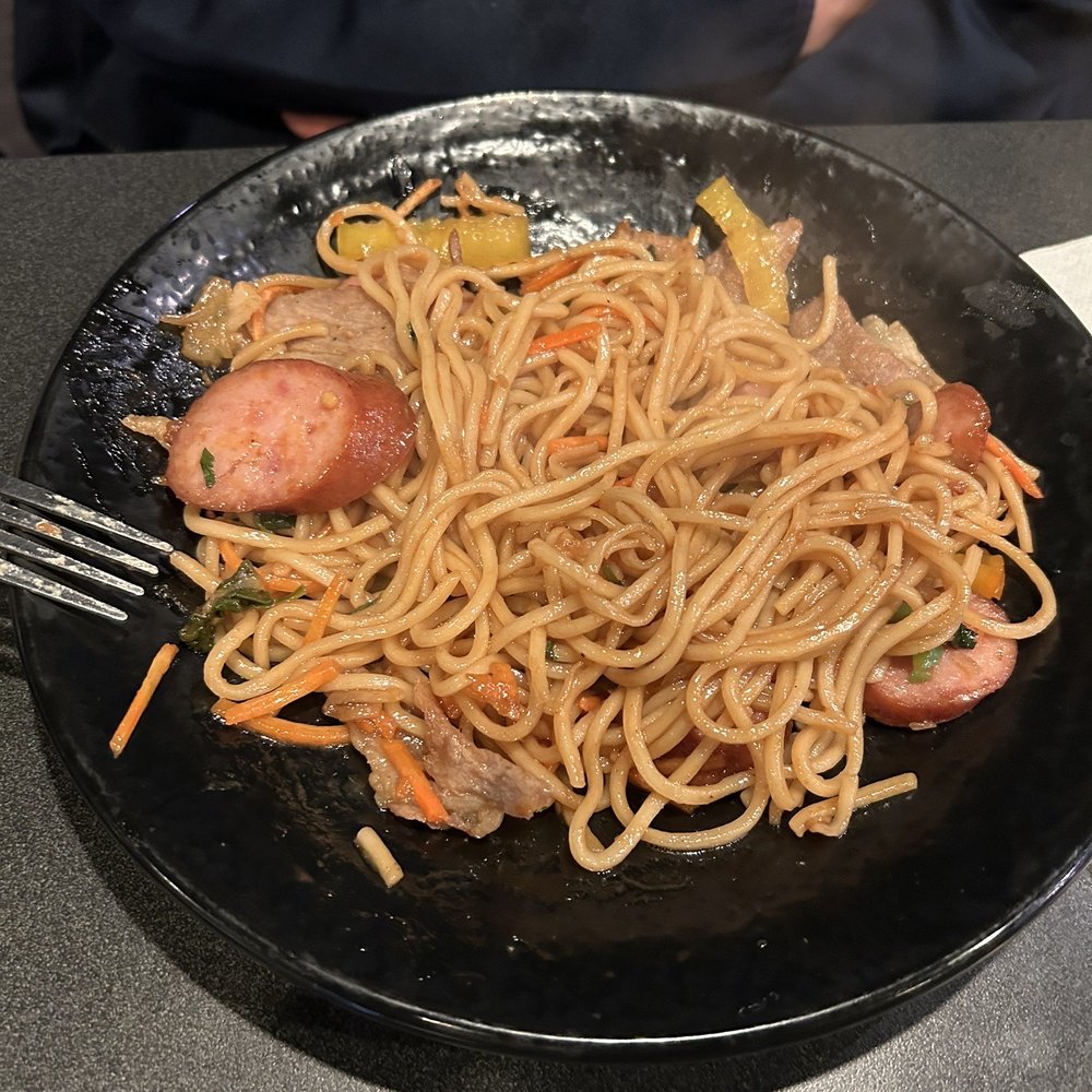 HuHot Mongolian Grill - a plate of noodles and meat - Mongolian Near Me - Lafayette, Indiana HuHot Mongolian Grill - a plate of noodles and meat - Mongolian Near Me - Lafayette, Indiana