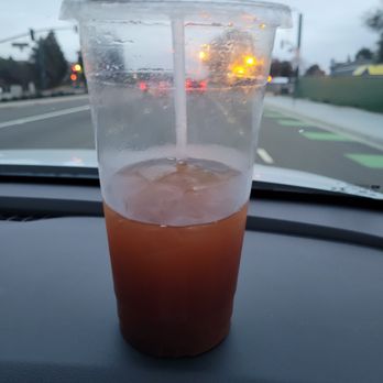 Tacos Gonzalez - Forgot to take pic before drinking the agua de tamarindo - Tacos Near Me - Hayward, California