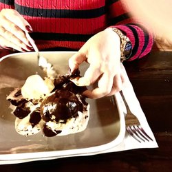Bistro Le Cousteau - .I don't know what this is but got damn that fresh coco sauce and best creamy vanilla ice cream.