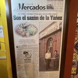 Cenaduria Yañez - Newspaper article