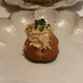 Augustine - Savory Dungeness crab donut - Desserts Near Me - San Jose, California