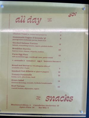 Menu photo 1 Golden Hour Austin, TX