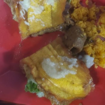 Cafe Rosa - Jibarito and rice - Puerto Rican Near Me - Chicago, Illinois