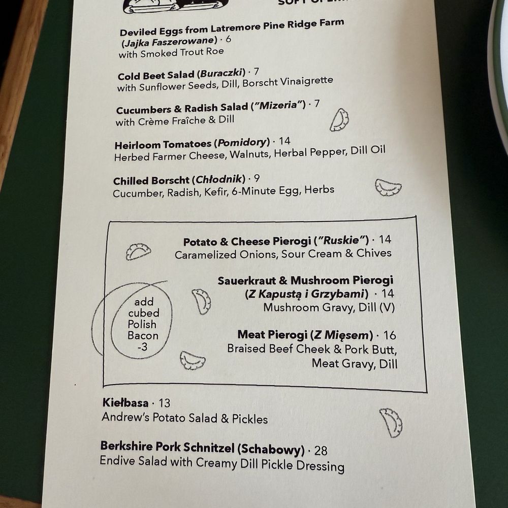 Soft Launch Menu