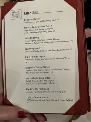 Menu photo 8 Glass House Tavern New York, NY Menu photo 8 Glass House Tavern New York, NY