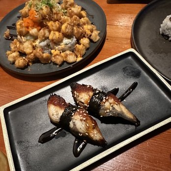 DAI Sushi - eel sushi & popcorn scallop roll - Japanese Near Me - Westminster, California DAI Sushi - eel sushi & popcorn scallop roll - Japanese Near Me - Westminster, California