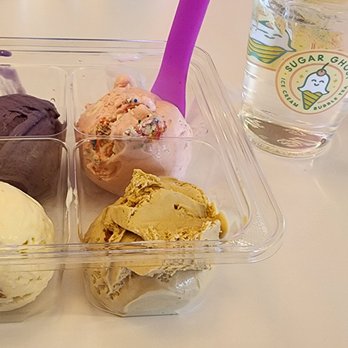 Sugar Ghost Ice Cream and Bubble Tea - I got the ice cream flight because I could not imagine choosing only one. All of them great, but Ube (purple yam) was my favorite. - Ice Cream & Frozen Yogurt Near Me - Memphis, Tennessee Sugar Ghost Ice Cream and Bubble Tea - I got the ice cream flight because I could not imagine choosing only one. All of them great, but Ube (purple yam) was my favorite. - Ice Cream & Frozen Yogurt Near Me - Memphis, Tennessee