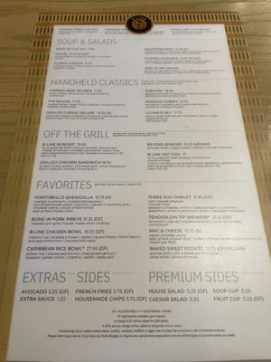 Menu photo 1 B-Line Diner Orlando, FL