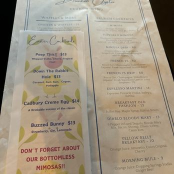 The Drunken Oyster - Menu of Easter specialty drinks - Cajun/Creole Near Me - Amarillo, Texas The Drunken Oyster - Menu of Easter specialty drinks - Cajun/Creole Near Me - Amarillo, Texas