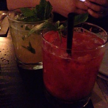 The State - Back - August Cocktail, Front - Rhubarb - New American Near Me - Redlands, California The State - Back - August Cocktail, Front - Rhubarb - New American Near Me - Redlands, California