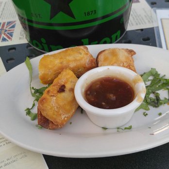 Brit's Pub - Samosas. There was 4 pieces but I ate one before I remembered to grab a picture. Lol - Pubs Near Me - Minneapolis, Minnesota