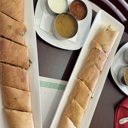 Paneer Dosa, Samosa Dosa and Chilli Mushrooms
