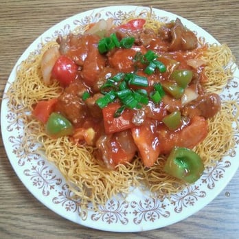 Wok-In Cafeteria - Tomato beef over fried noodles - Chinese Near Me - San Francisco, California