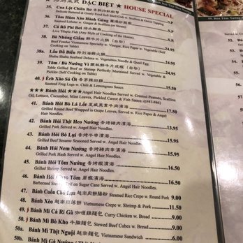 Nam Son Vietnamese Restaurant - Menu - Vietnamese Near Me - New York, New York