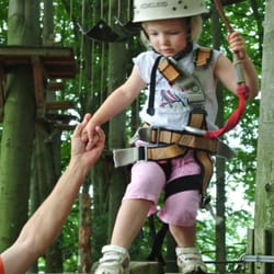 Hochseilgarten K1 - Der Kinderparcours für Kinder ab 3 Jahren bis zu einer Größe von 1,40 m.